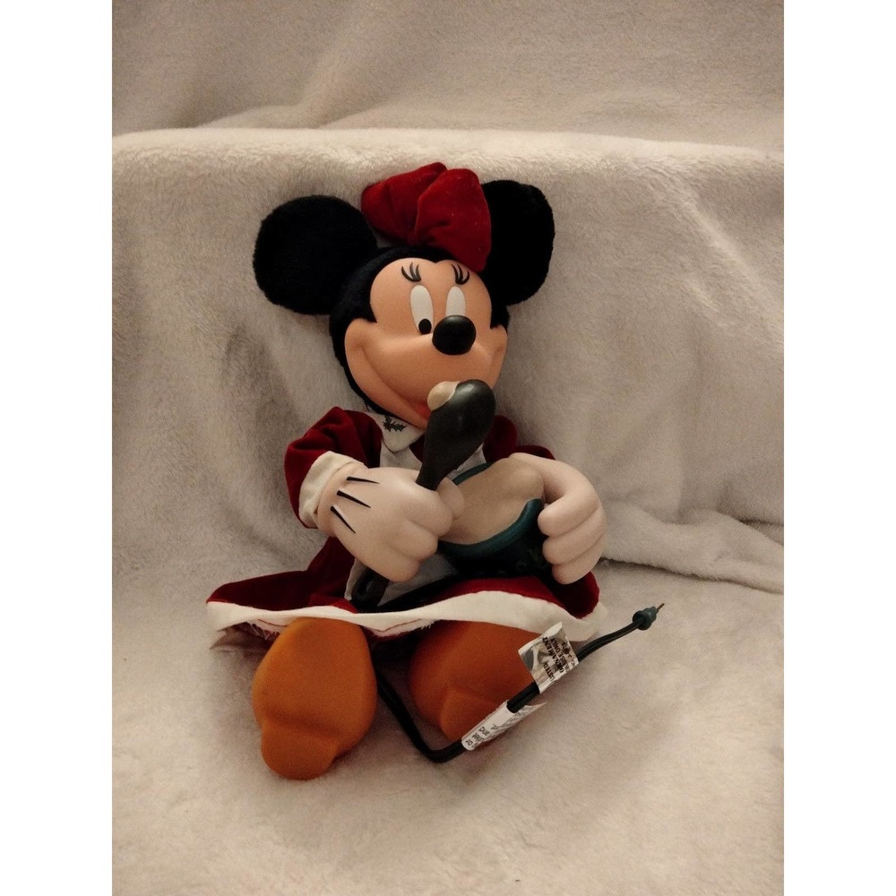 Vintage Mini mouse large Plug in Christmas Ornament. 9.5" tall